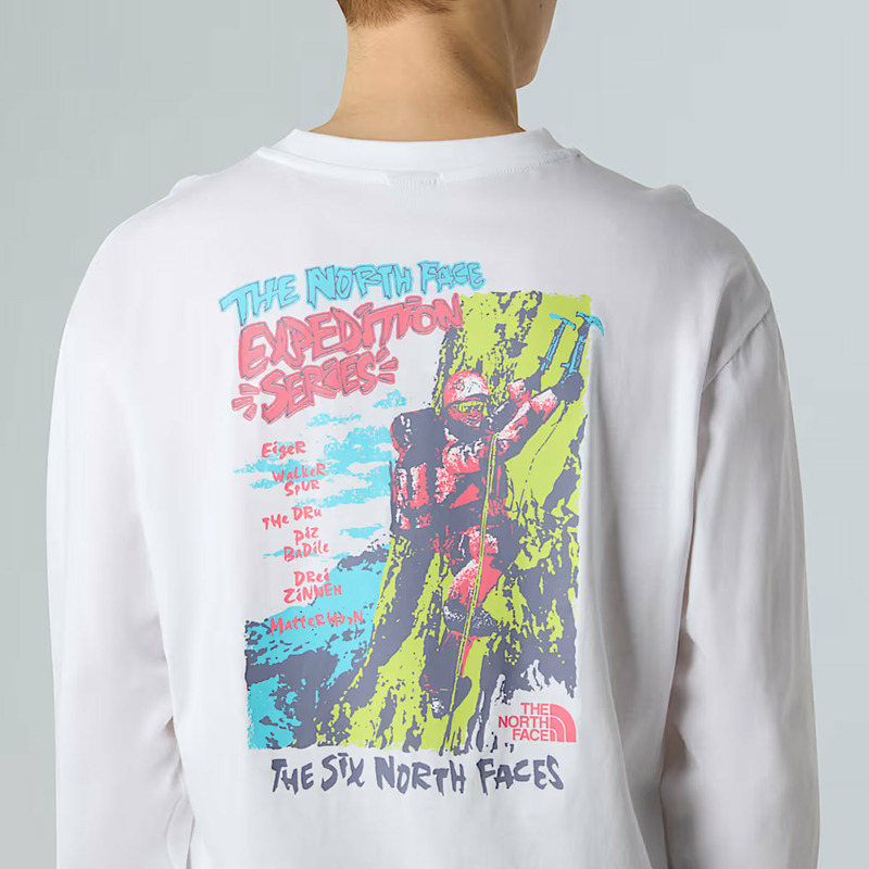 The North Face - Maglia Expedition Celebration TNF White - NF0A8E3D - TNF/WHITE | size: S-5