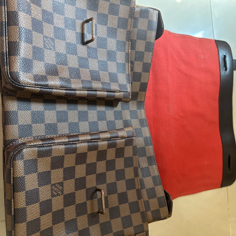 LV棋盤格郭富城包-4
