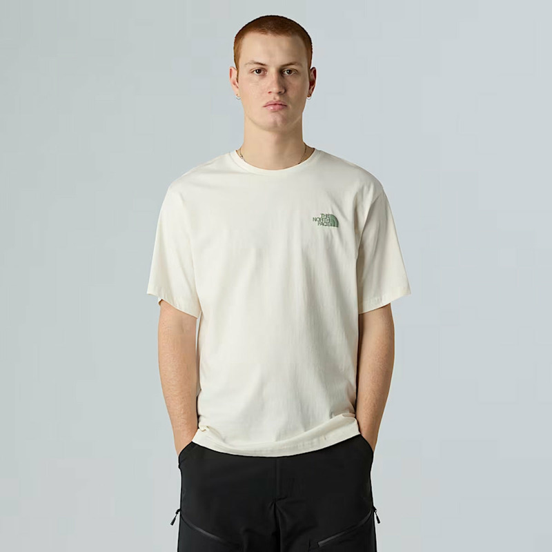 The North Face - T-Shirt NSE Slopes Relaxed White Dune - NF0A8E4E - WHITE/DUNE | size: S-2