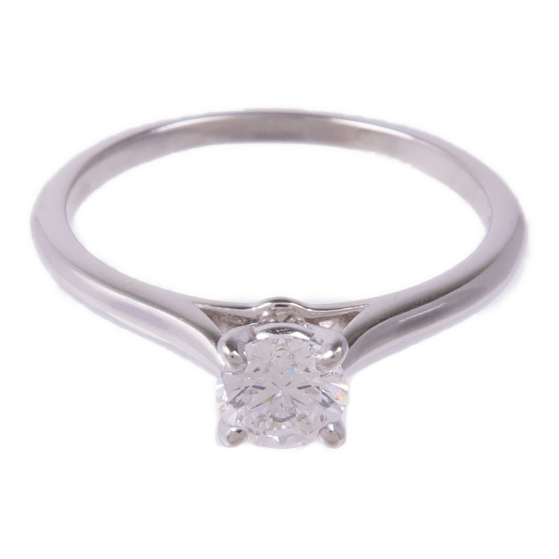 CARTIER PT950鉑金Diamond Engagement Ring鑽石戒指US#7.25-1