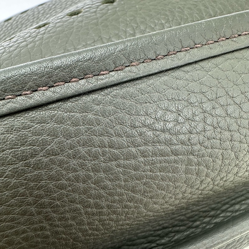 HERMES Evelyne 33 灰綠色 C6 T Stamp 單肩斜肩包-7
