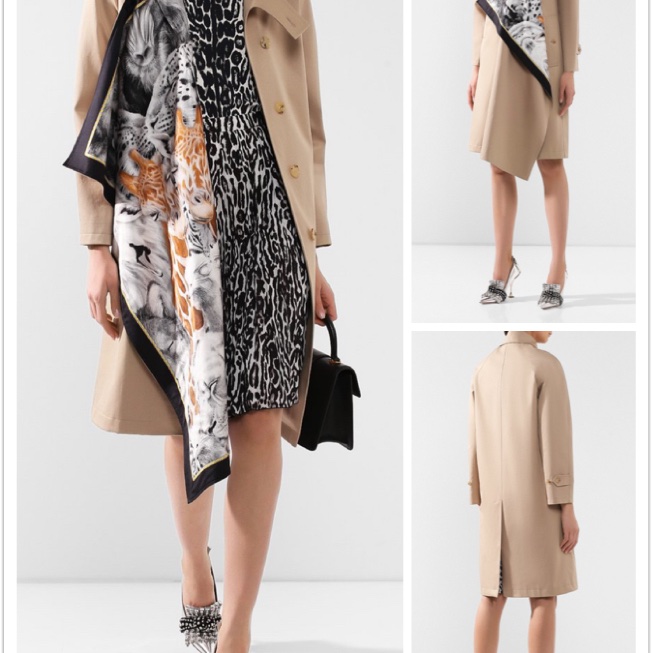 BURBERRY英國蜜色長風衣UK6-1