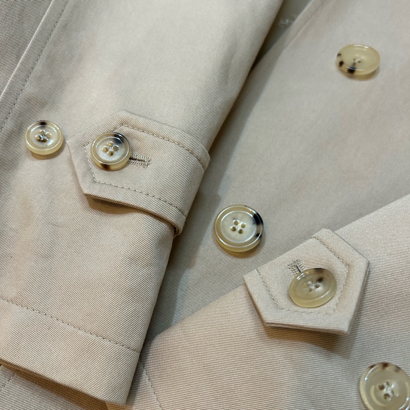 BURBERRY英國蜜色長風衣UK6-8