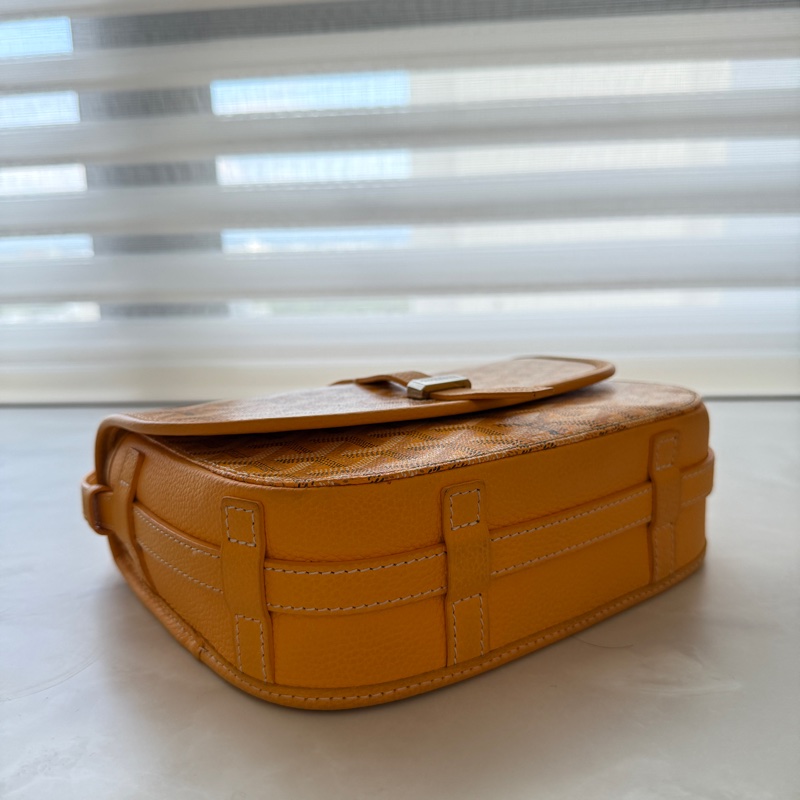 Goyard Belvedere PM 郵差包 發財黃 斜背通勤包 斜挎包 肩背包 小號-2