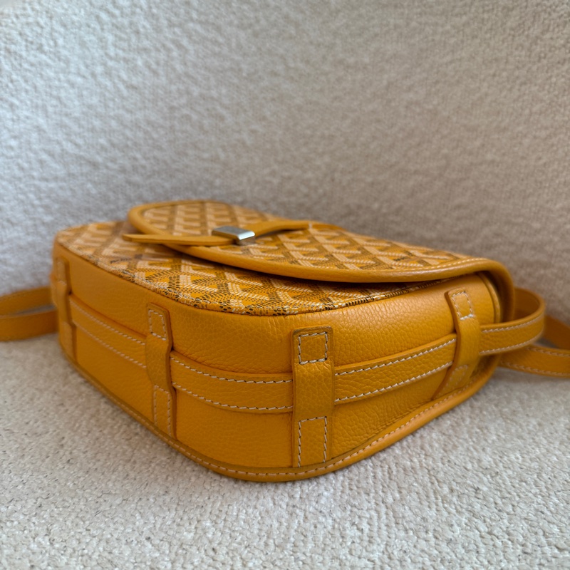 Goyard Belvedere PM 郵差包 發財黃 斜背通勤包 斜挎包 肩背包 小號-3