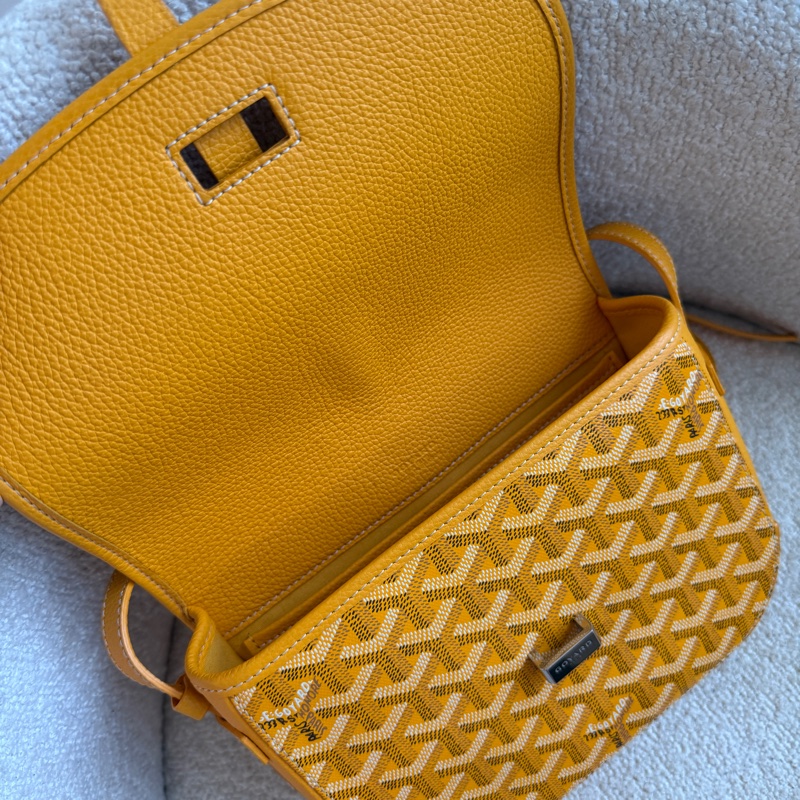 Goyard Belvedere PM 郵差包 發財黃 斜背通勤包 斜挎包 肩背包 小號-4