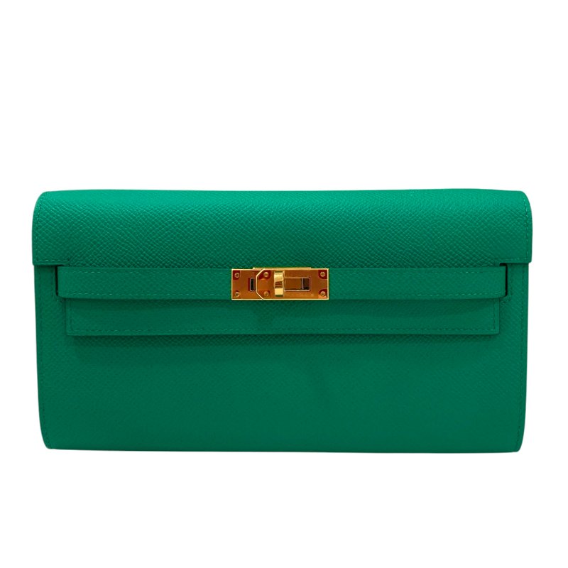 HERMES 愛馬仕 KELLY TO GO 綠色 斜背包-1
