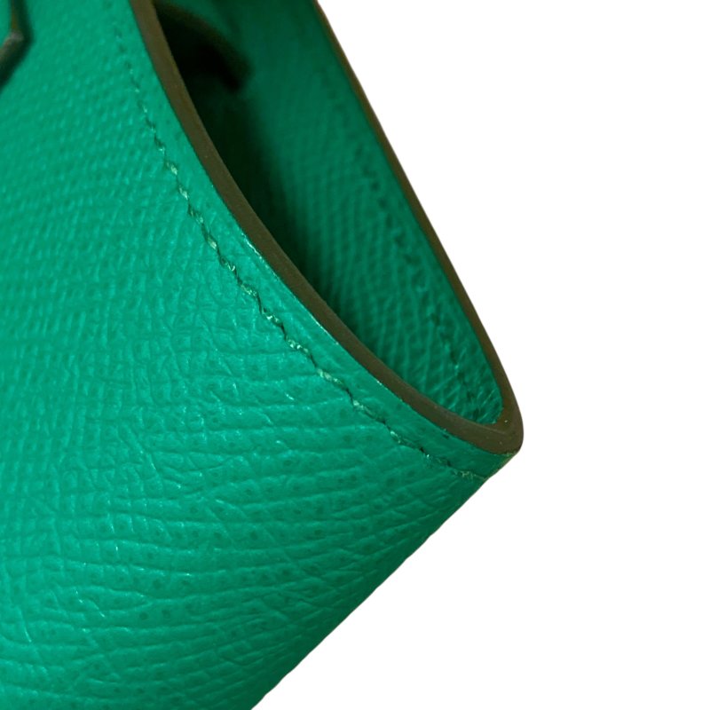 HERMES 愛馬仕 KELLY TO GO 綠色 斜背包-6