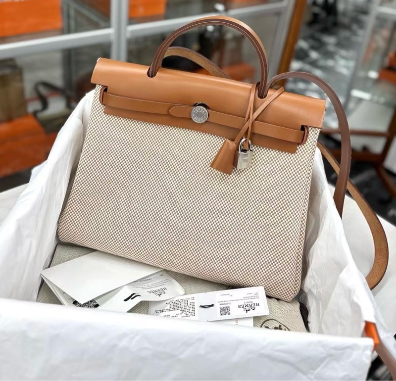 Hermes 金棕31 Herbag B刻 附件塵袋 盒子-0