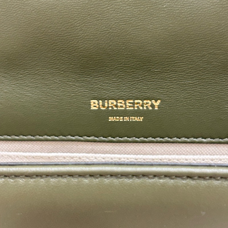 Burberry LOLA 小款 小羊皮翻蓋鏈帶斜背包 2022年-2