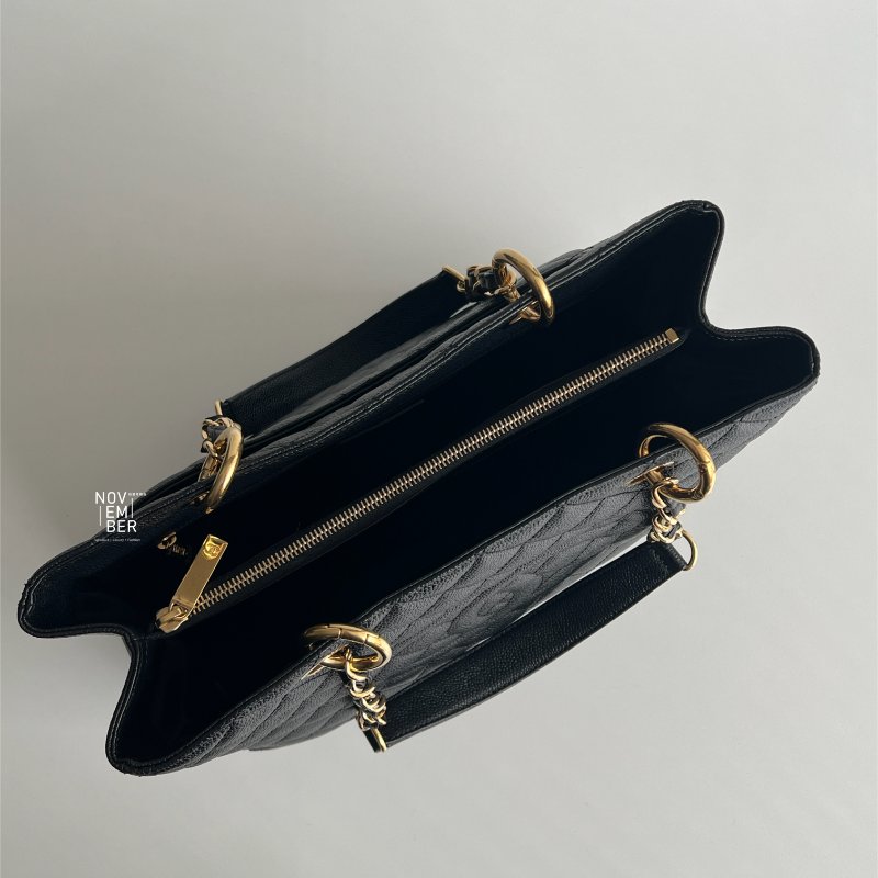 99新🆕 Vintage款 Chanel 香奈兒 GST 黑色金釦-4