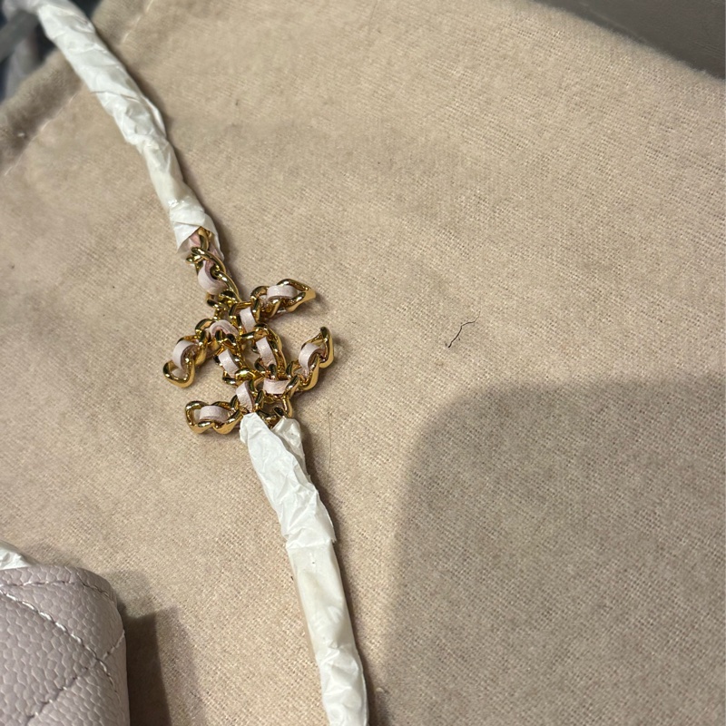 Chanel淡紫零錢鏈包-3