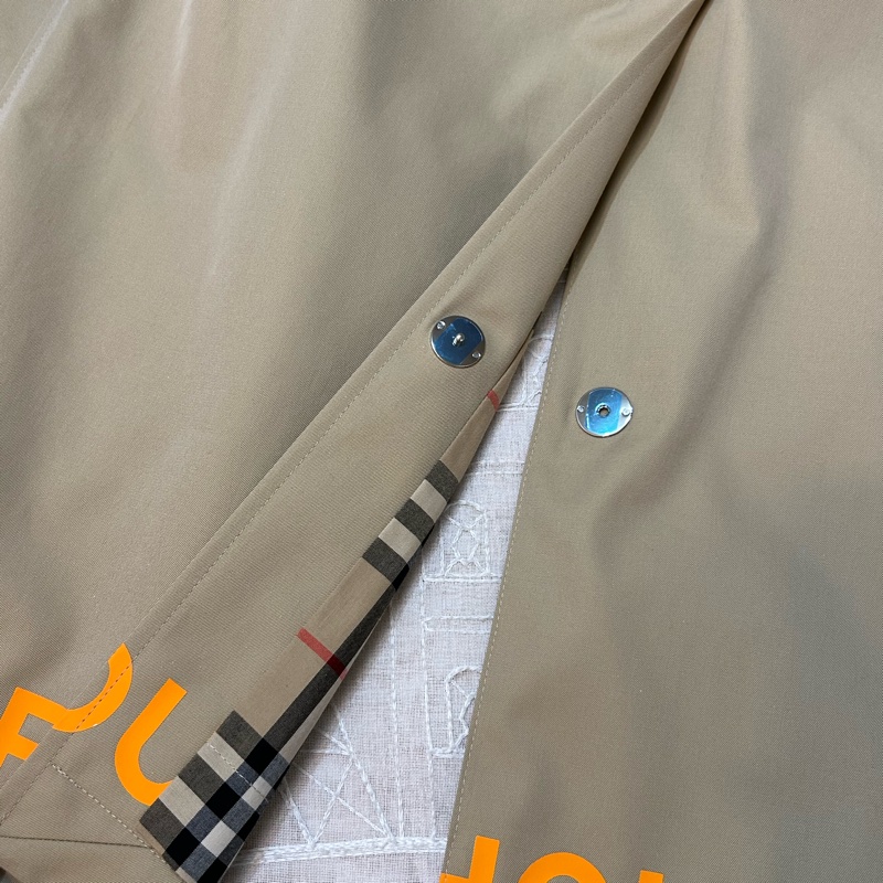 BURBERRY英國印花卡姆登風衣UK6-10