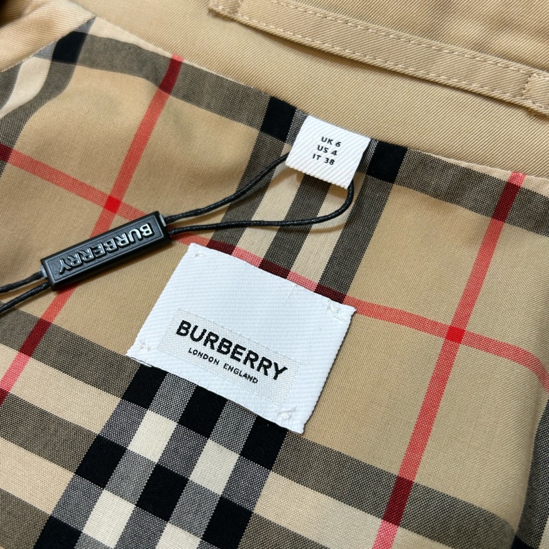 BURBERRY英國印花卡姆登風衣UK6-13