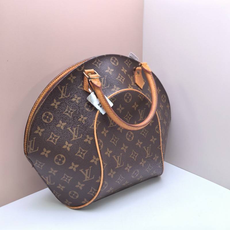 LV Ellipse 河蚌包 老花 手提包 底長26cm-3