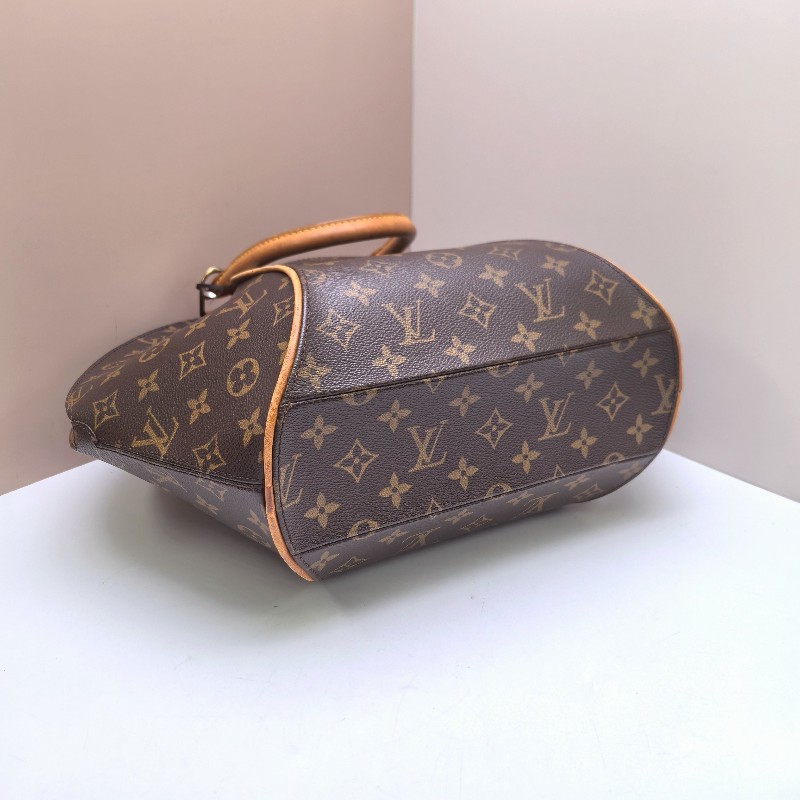 LV Ellipse 河蚌包 老花 手提包 底長26cm-5