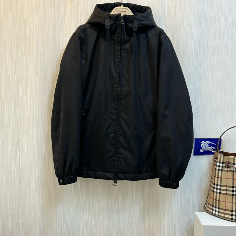BURBERRY英國男款馬術騎士印花尼龍連帽外套XS-3