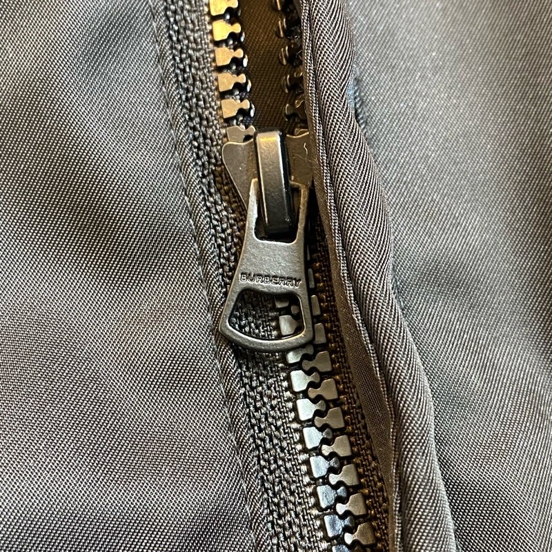BURBERRY英國男款馬術騎士印花尼龍連帽外套XS-11