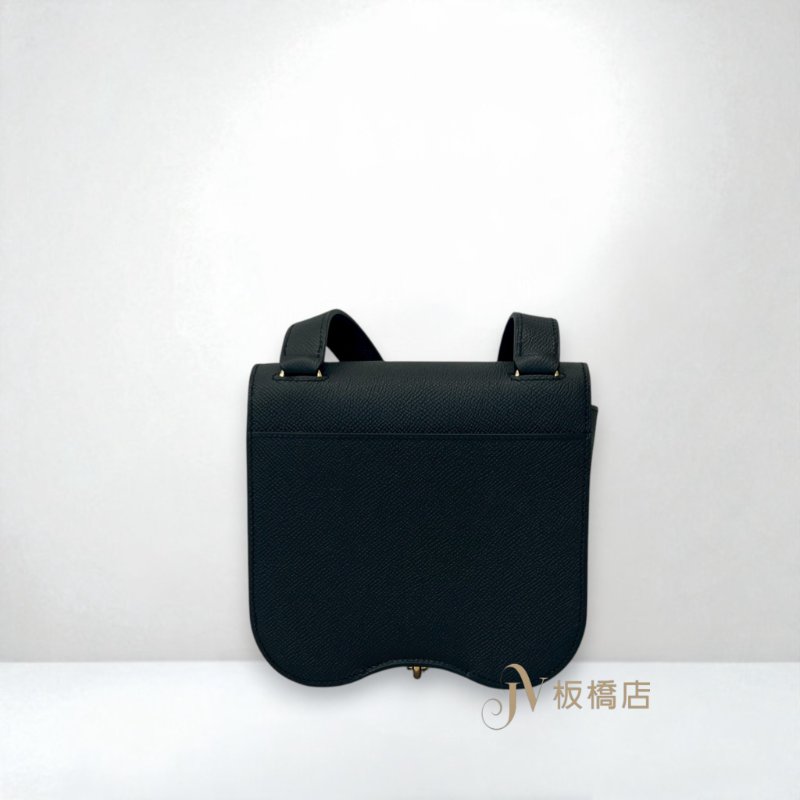 HERMES包包 89黑金釦EPSON皮DELLA蜜桃包-3