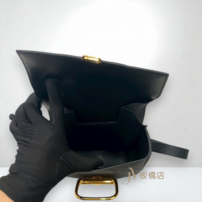 HERMES包包 89黑金釦EPSON皮DELLA蜜桃包-5