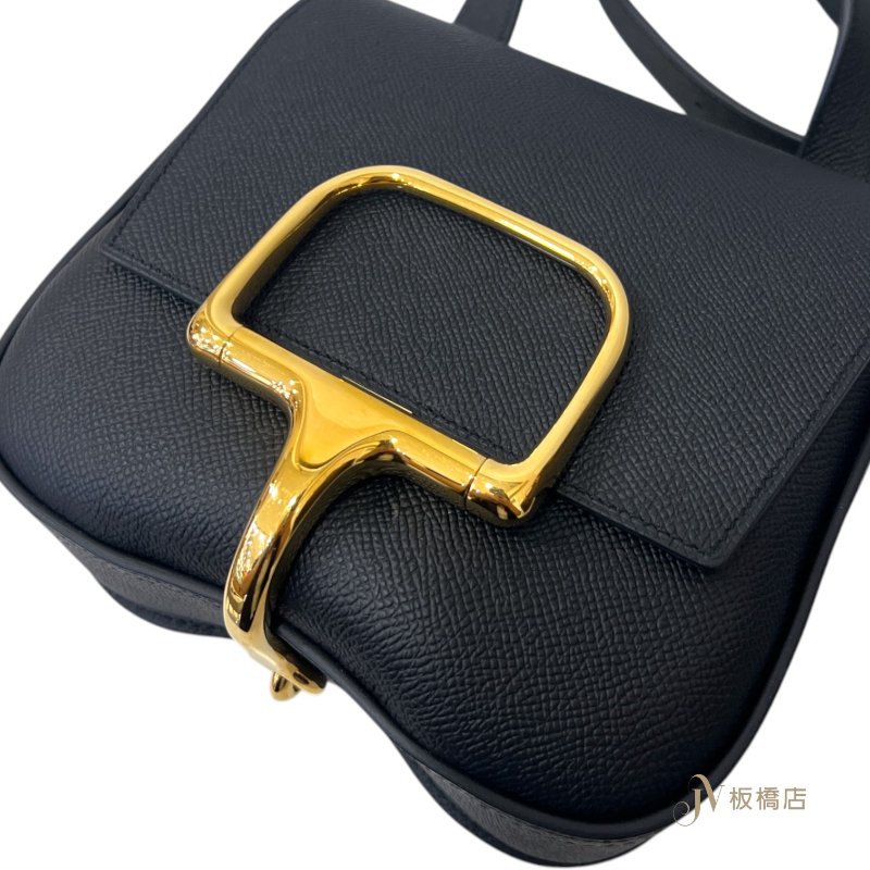 HERMES包包 89黑金釦EPSON皮DELLA蜜桃包-6