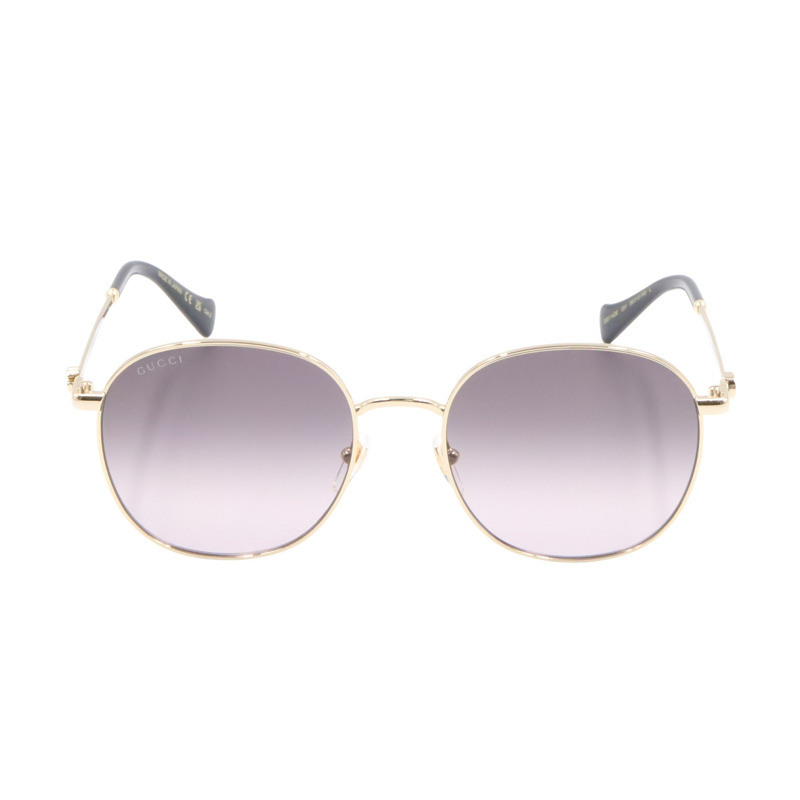 GUCCI 太陽眼鏡 太陽眼鏡 GG1142S-001/INT/SUN 塑膠鎳金黑色全新男女通用-0