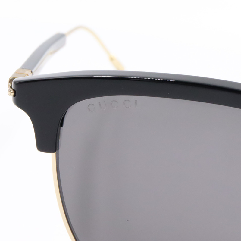 GUCCI 太陽眼鏡 太陽眼鏡 GG1275SA-001/ASI/SUN 塑膠鎳黑金全新男女通用-6