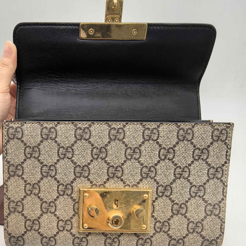 Gucci padlock 月光寶盒 鏈條包 小號 肩背包斜背包 底長20cm-4