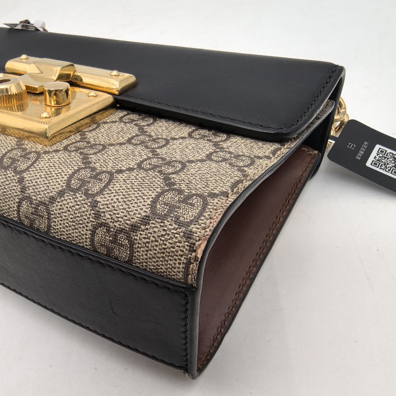 Gucci padlock 月光寶盒 鏈條包 小號 肩背包斜背包 底長20cm-9