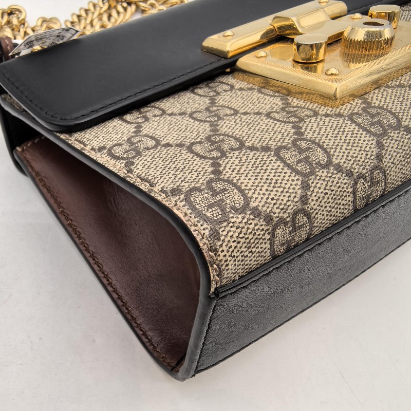 Gucci padlock 月光寶盒 鏈條包 小號 肩背包斜背包 底長20cm-10