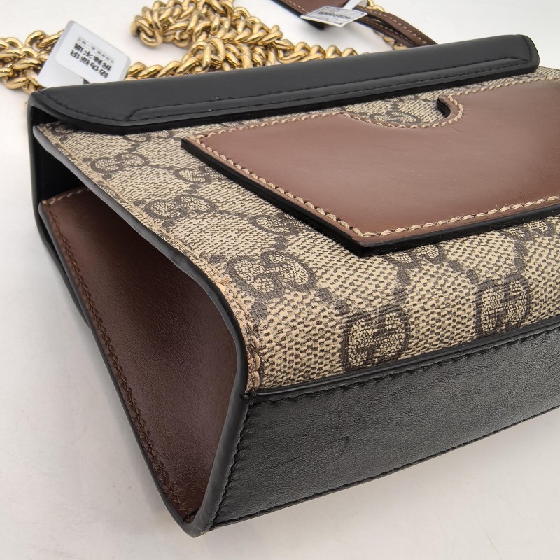 Gucci padlock 月光寶盒 鏈條包 小號 肩背包斜背包 底長20cm-11