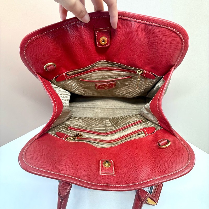 PRADA 托特包 手提包 肩背包 底長32cm-8