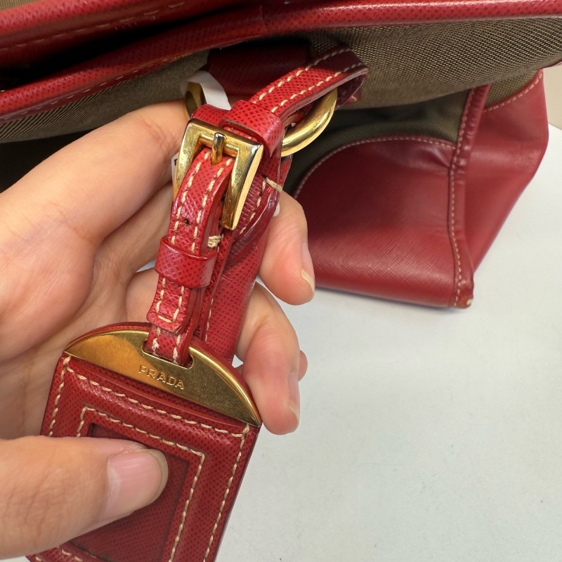 PRADA 托特包 手提包 肩背包 底長32cm-17