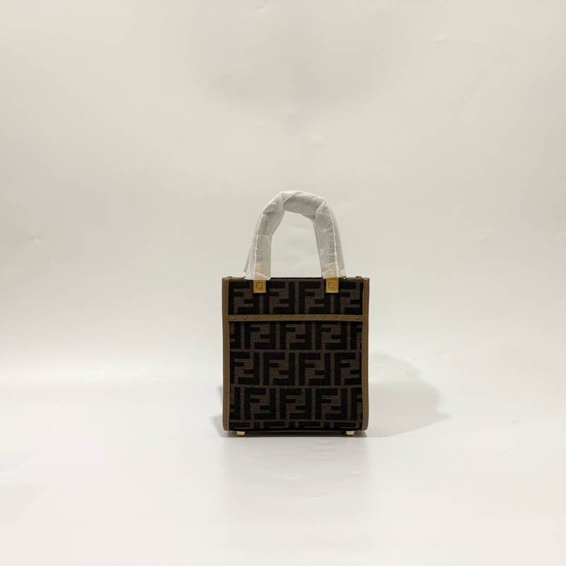 FENDI老花帆布sunshine字母LOGO MINI琴譜包8BS092-1
