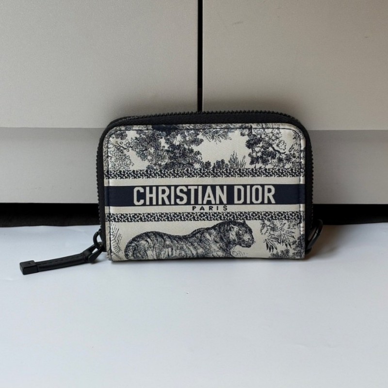 Dior 動物圖騰拉鍊小夾-0