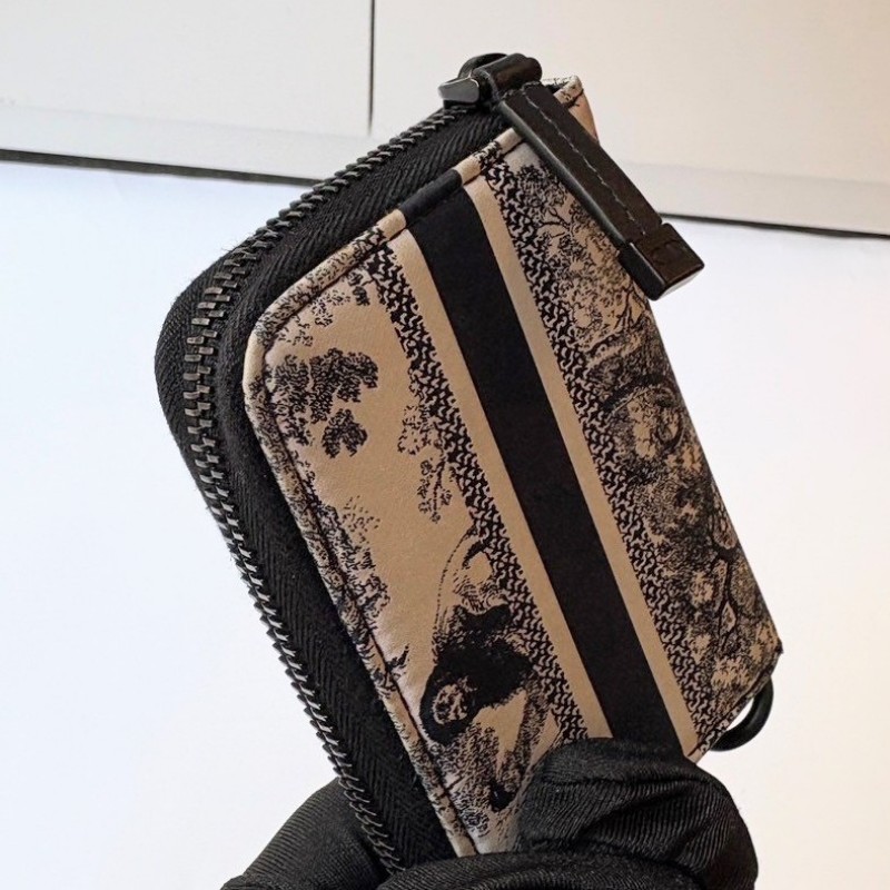 Dior 動物圖騰拉鍊小夾-3