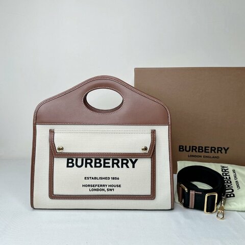 BURBERRY 大款Pocket帆布手提包