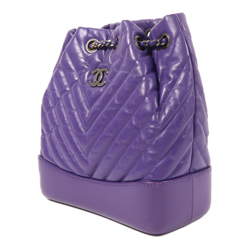 CHANEL 皮革Gabrielle BackPack鏈帶背包-2
