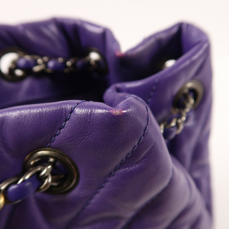 CHANEL 皮革Gabrielle BackPack鏈帶背包-16