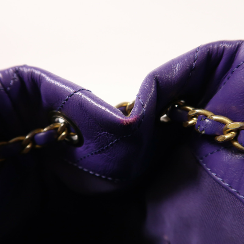 CHANEL 皮革Gabrielle BackPack鏈帶背包-17