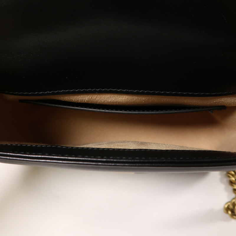 GUCCI 牛皮皮革GG Marmont金扣手挽肩背兩用袋-4