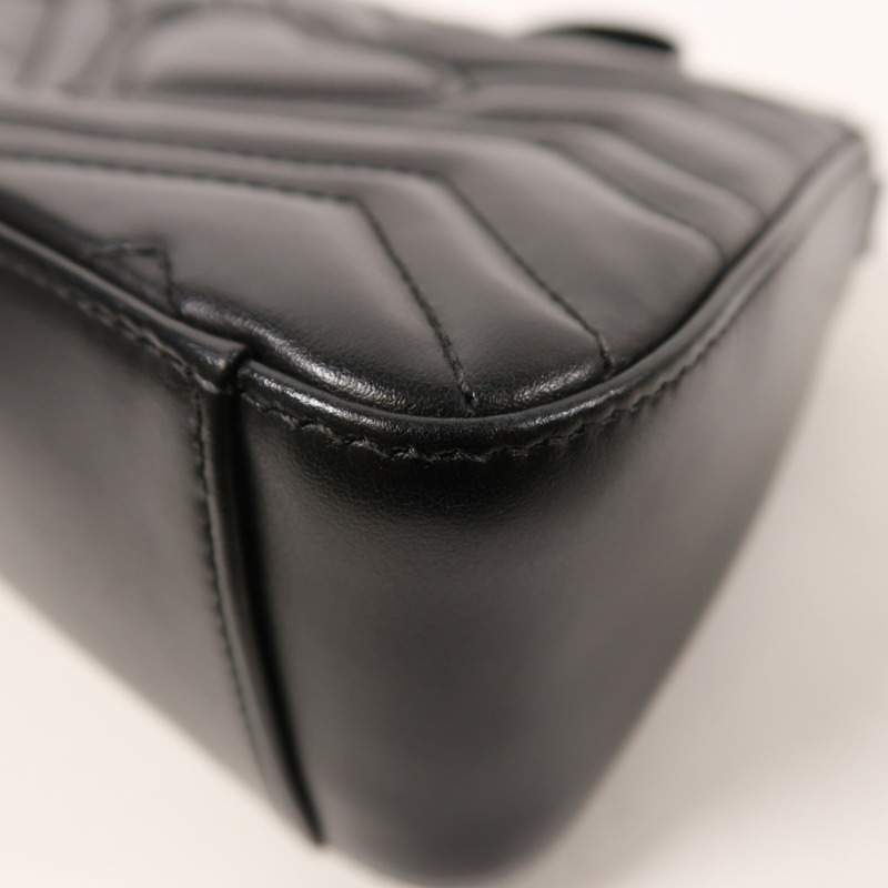 GUCCI 牛皮皮革GG Marmont金扣手挽肩背兩用袋-11