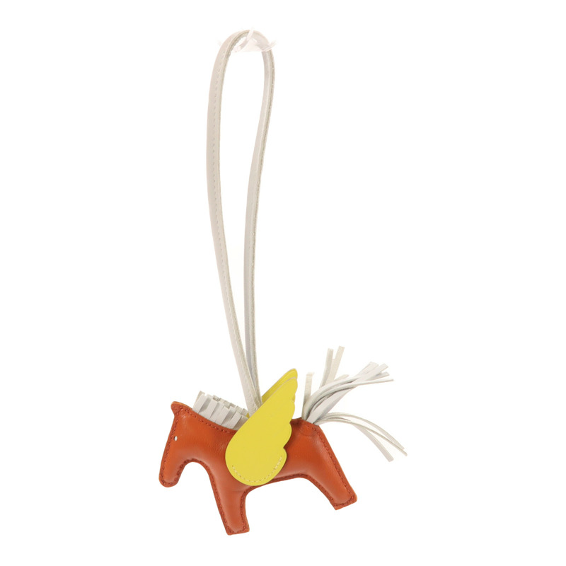 HERMES Milo皮革Rodeo Pegase PM掛飾-6