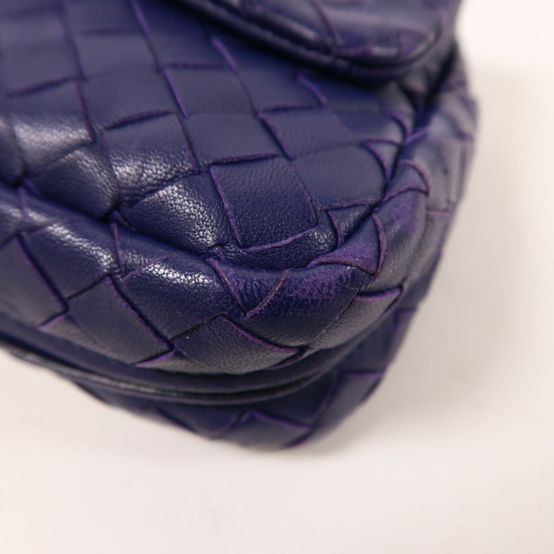 BOTTEGA VENETA 羊皮皮革Chain Shoulder鏈帶肩背袋-10