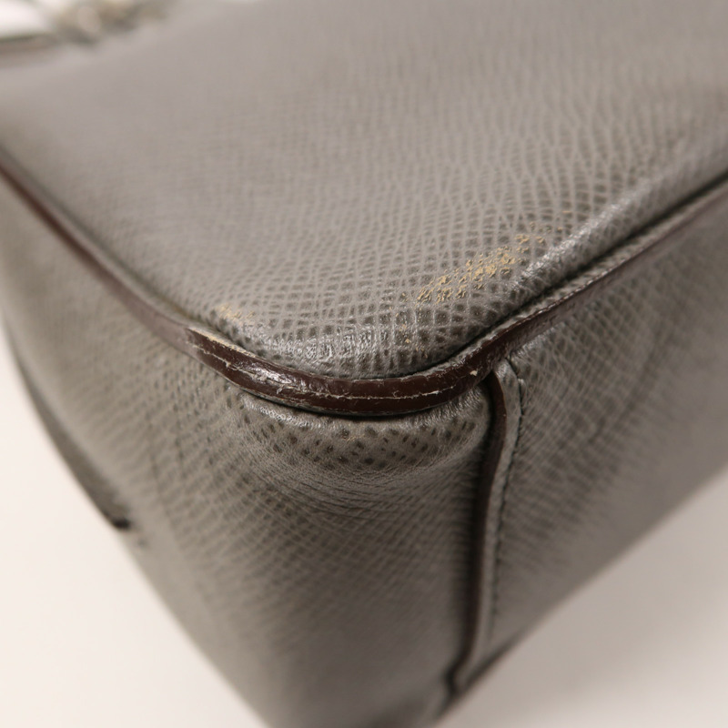 LOUIS VUITTON Taiga Roman MM銀扣肩背袋-11