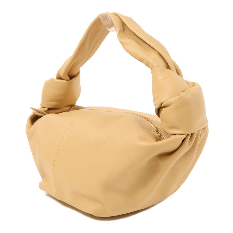 BOTTEGA VENETA 羊皮皮革Mini Double Knot金扣手挽袋-2