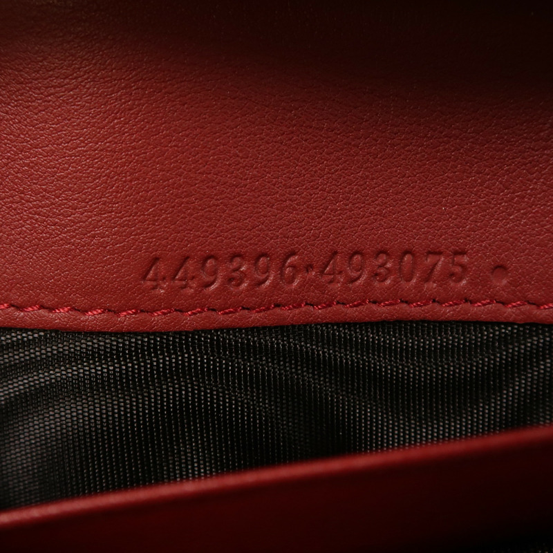 GUCCI 牛皮皮革Long Wallet金扣長錢包-7