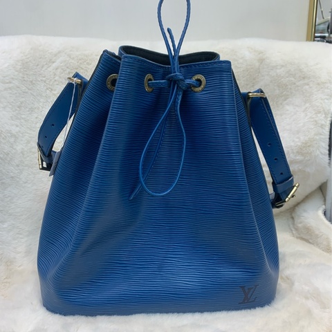 LV 藍色樹紋水桶 I712