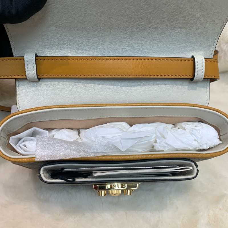 Gucci Padlock small shoulder bag 白色拼老花 XB625-5