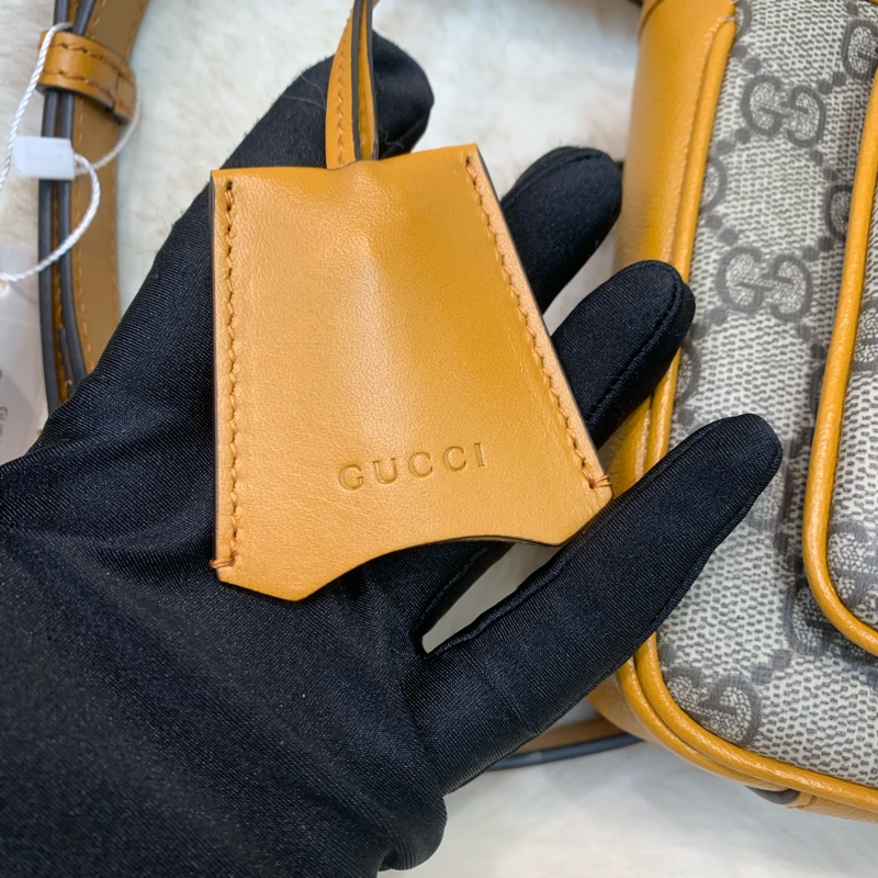 Gucci Padlock small shoulder bag 白色拼老花 XB625-9